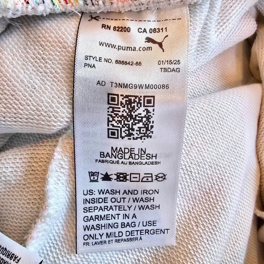 PUMA Pride Cat Print Shorts Mens Medium Womens Large Rainbow All Over Print AOP - Picture 9 of 10